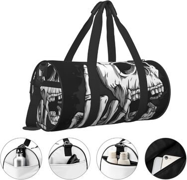 Спортивна дорожня сумка Rock Skull, унісекс, велика сумка для подорожей та спорту