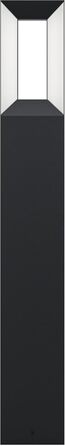 Стійкий вуличний LED-світильник EGLO Riforano, 2 лампи, 77 x 11 x 6 см, чорний