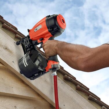 Пневматичний котушковий цвяхозабивач Tacwise HCN65P, використовує плоскі котушкові цвяхи, 32 - 65 мм