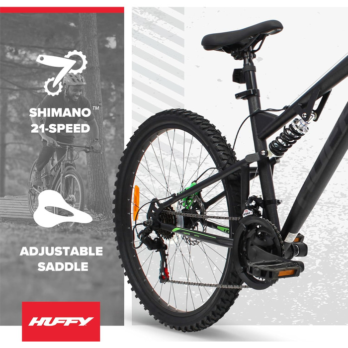 Гірський велосипед Huffy Marker 26&39 - Schwarz 21-Gang Shimano
