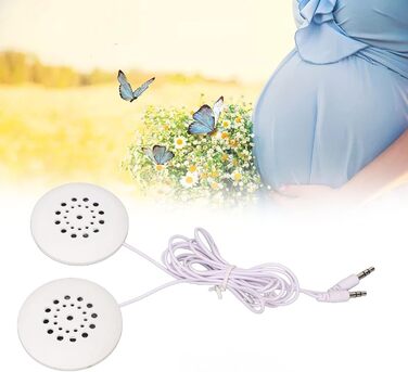 Допологові Belly Headphones Music Splitter Жінки під час вагітності Belly Speaker for Fetus Formation White