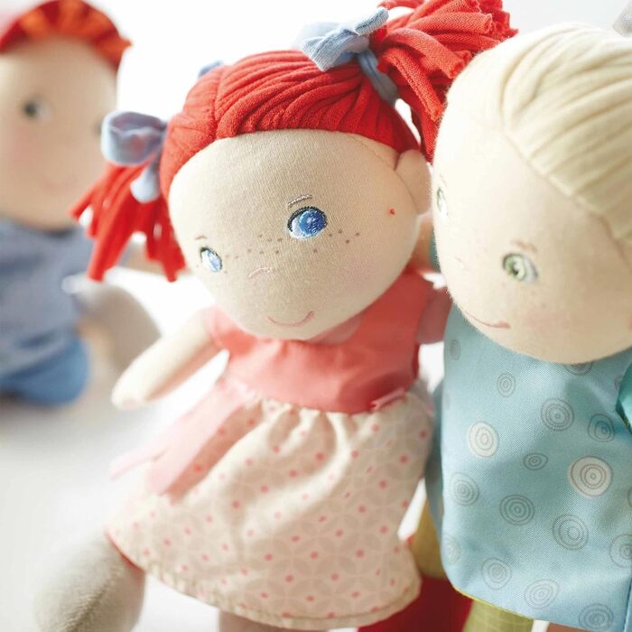 М&39яка ганчіркова лялька Doll Mirli, для дітей від 6 місяців для гри, обіймів і комфорту, подарунок на народження та хрещення, по