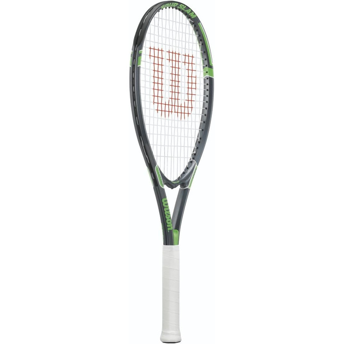 Тенісна ракетка Wilson Tour Slam Adult 27" 312 г L2 (4¼") сіро-зелена V-Matrix XL голова 110" для початківців та рекреаційних гравців офіційний Wilson USA оригінал 2025