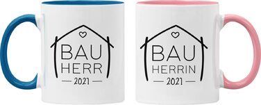 Кухоль для домовласників/будівельників 2025, 2026, власний будинок, церемонія завершення будівництва, заселення, будівельний майданчик, подарунок на день народження, будинок мрії, будівництво будинку, новий дім, ідея подарунка, подарунок для чоловіків/жін