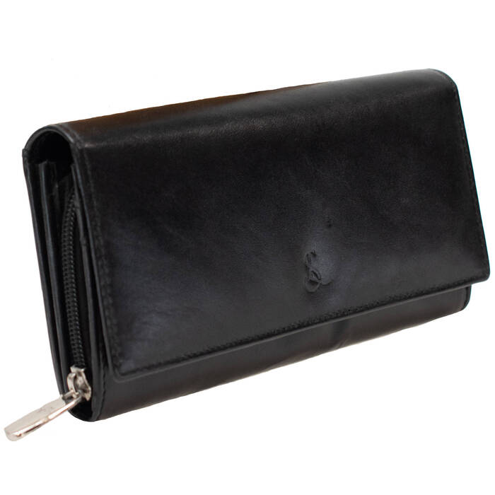 Гаманець жіночий шкіряний Semi Line RFID Black (P8264-0)