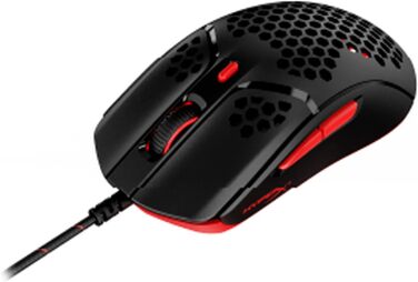 Ігрова миша HyperX Pulsefire Haste - надлегка, 59 г, стільниковий корпус, шестигранний дизайн, кабель HyperFlex, до 16 000 DPI, 6
