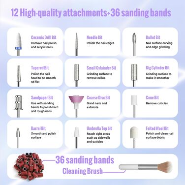 Бездротовий фрезер для нігтів Denabuty DN-2402