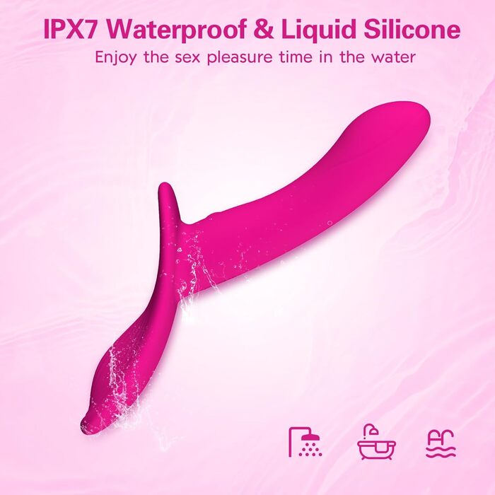 Страпон-фалоімітатори, вібраційні секс-іграшки для жінок, портативний страпон-фалоімітатор Wordone Harness з 10 подвійними режимами вібрації, вібратором для точки G та стимуляцією клітора з пультом дистанційного керування для пар та лесбіянок Rose