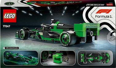 Конструктор LEGO Speed Champions Kick Sauber F1 Team C44 Racing Car 77247, 259 деталей, гоночний болід