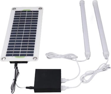 Ліхтар для кемпінгу потужністю 30 Вт з водонепроникним акумуляторним блоком, двома USB-портами 12 В/5 В для використання в наметах та на природі