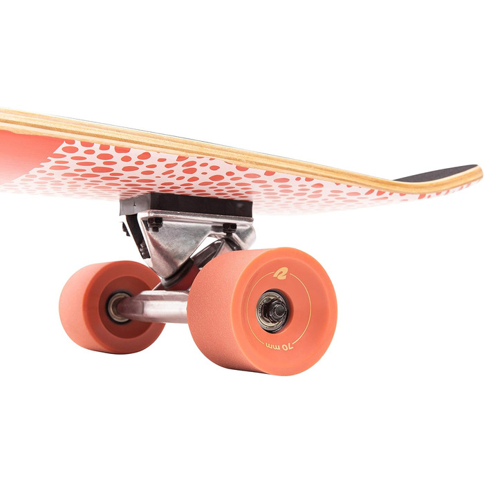 Скейтборд Retrospec Zed лонгборд, повний крейсер, крейсер з бамбука і канадського клена з реверсними шкворнями для поїздок на робо
