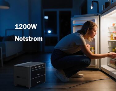 Сонячна система накопичення енергії Marstek Venus A, ємність 2120 Втгод, 4 MPPT сонячні входи до 2,4 кВт, рішення для зберігання енергії &quotпідключи та працюй&quot для балконних електростанцій та фотоелектричних систем, розширювана, клас захисту IP65, б