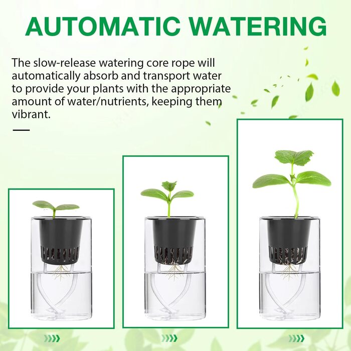 Сітчастий горщик для гідропоніки Tomotato, сітчастий горщик для рослин для гідропоніки, 50 упаковок, пластиковий сітчастий горщик для гідропоніки для гідропоніки рослинних орхідей (білий)