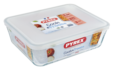 Форма з кришкою Pyrex Cook&Freez, 24х19х8 см (7092353)
