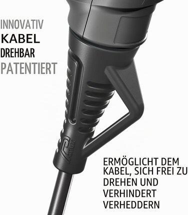 Професійний цифровий фен Parlux Ethos, Made in Italy, колір Titan Grey