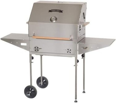 Гриль Profi Grill PG 600 з нержавіючої сталі, гриль на вугіллі, гриль для курки, гриль-вертел, камінна яма