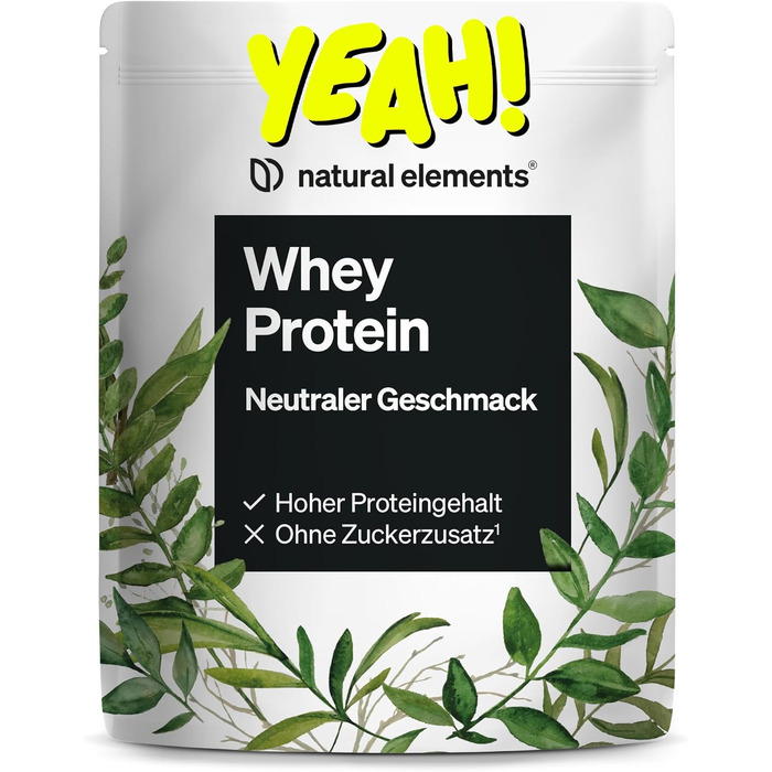 Протеїновий порошок Natural Elements Whey, Нейтральний, 1 кг