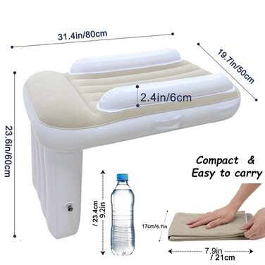 Надувне дитяче ліжко JANTEELGO Air Baby 80×50×60 см
