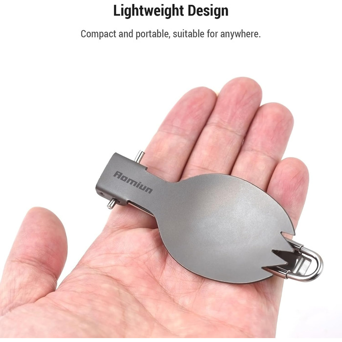 Набір кемпінгових тарілок 8-в-1 з 5 титановими каструлями та складною виделкою, ложкою, легким посудом, столовими приборами для барбекю, кухні, походів, пікніка