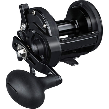 Професійна котушка для морської риболовлі, міцна, для великомасштабного риболовлі, тролінгова котушка з плавною системою натягу для морського, глибоководного, коропового лову, чорна, розмір 30