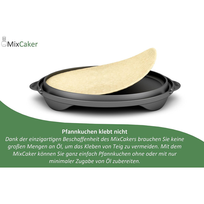 Млинниця MixCaker сумісна з Thermomix TM6, TM5, TM31, Monsieur Cuisine Connect, Trend, Smart, Аксесуари, 6 модулів, Млинці, Млинці, Млинці, Яєчня, Система укладання