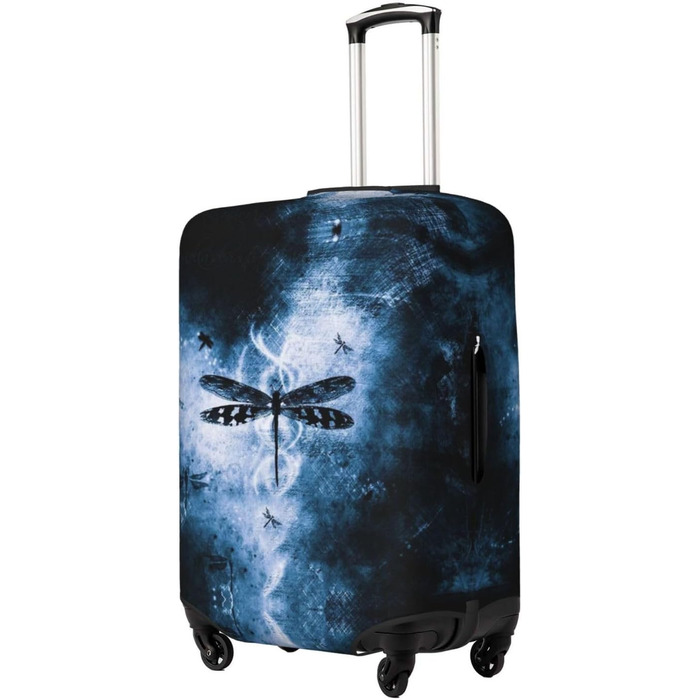 Чохол для валізи Чорна Стріха, міцний захист для багажу, підходить для валіз розміром 45.7-81.3 см, малий, Чорний