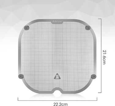 Захист від бризок у фритюрниці Aieve, захист від бризок у фритюрниці, аксесуар для фритюрниці, сумісний із фритюрницею Cosori 4.7 л/Ninja Speedi ON400UK фритюрницею для фритюрниці 4.7 л