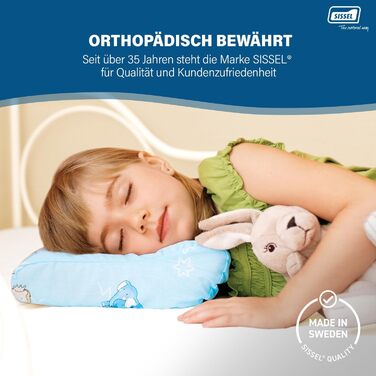 Ортопедична подушка для шиї для дітей 4-7 років Ергономічна для здоров&39я хребта В&39язкопружна піна Можна прати Ідеально підходить для подорожей Розміри 37x25 см Комфорт і захист