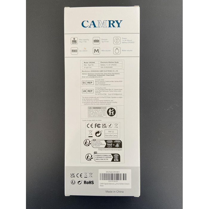 Цифрові електронні складні кухонні ваги для подорожей, кемпінгу на ходу, складні кухонні ваги, що беруться з собою, 5 кг / 11 фунт