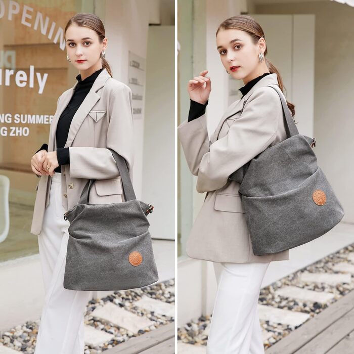 Сумочка жіноча полотняна сумка через плече, сумки жіноча пляжна сумка через плече сумка кросовер для дівчат жінок чорний