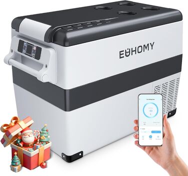 Компресор cool box 45L, автомобільний компресор cool box з керуванням APP, холодильник 12V/240V від -20 до 20 , портативний холоди