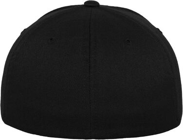 Чоловіча кепка з еластичної сітки Flexfit, щільно прилягаюча, двоколірна S-M Black