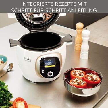 Мультиварка Krups Cook4Me CZ7101 вкл. книгу рецептів об'єм 6 л Електрична скороварка 150 запрограмованих рецептів Інтуїтивно зрозу