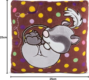 М'яка подушка сонька - Екологічно чиста м'яка подушка для дівчаток, хлопчиків та немовлят - Пухнаста м'яка подушка, 25 x 25 см - 4