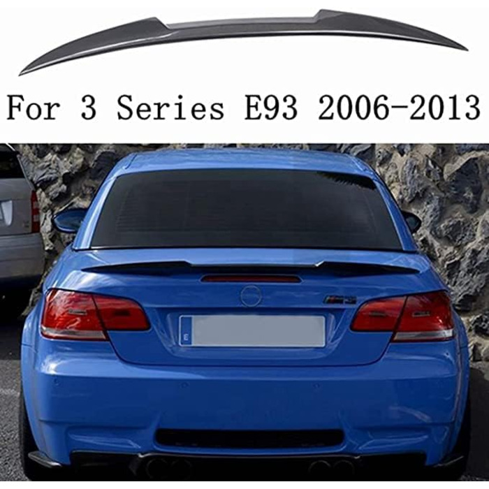 Спойлер багажника, для B-MW E93 3 Series Spoiler 2006-2013 2-дверний автомобіль E93Високоміцний задній спойлер Заднє крило Спортивний задній спойлер