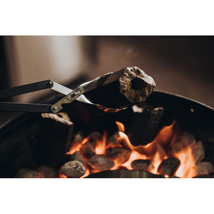 Щипці для барбекю V-Tong 51 см - Щипці для сервірування з дерев'яною ручкою - Багатофункціональні щипці для м'яса з відкривачкою 5