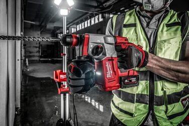 Акумуляторний комбінований перфоратор Milwaukee M18 BLHX-0X червоний