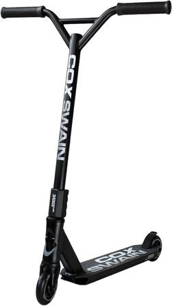 Самокат Cox Swain Stunt Scooter X-385, компресія SCS, вилка з ЧПУ, 100 мм PU / алюмінієві колеса, ABEC 9, діти дорослі, початківці