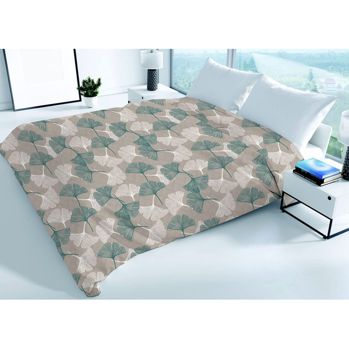 Покривало BIANCHERIAWEB на весну, літо, 100 бавовна, дизайн Папороть Гінко Ботаніко