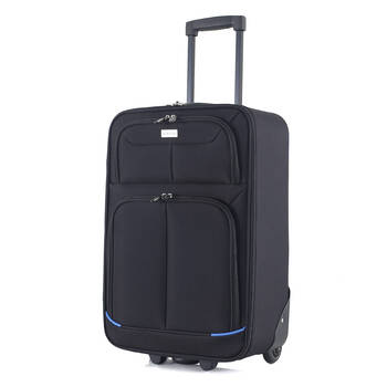 Валіза Semi Line 20' (S) Black/Blue Lines (T5753-1)