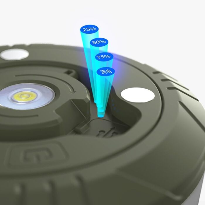 Світлодіодний кемпінговий ліхтар SPORTARC з 10 м світлодіодними гірляндами, портативний кемпінговий ліхтар 2-в-1 з USB-акумулятором, USB-гірлянди для кемпінгу, портативні кемпінгові ліхтарі