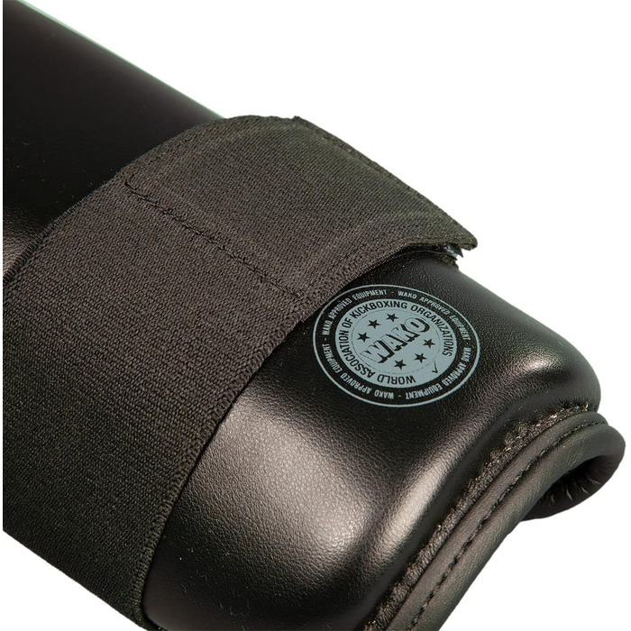 Визначення C-Gear Сертифіковані WAKO щитки для гомілок Захисні щитки для гомілок Кікбоксинг Змагання з бойових мистецтв Спаринги Дорослі Молодь (Дитина, Чорний/Білий)