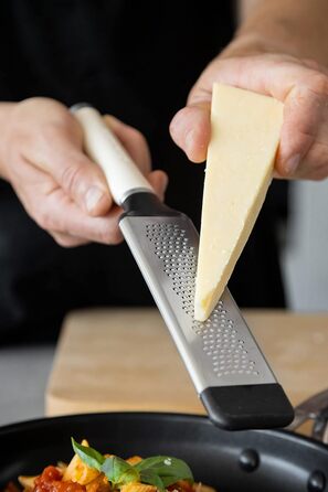 Терка для сиру KitchenAid, 2-стороння травлена терка з нержавіючої сталі з отворами для дрібної терки мигдальний крем Тонка терка для мигдального крему