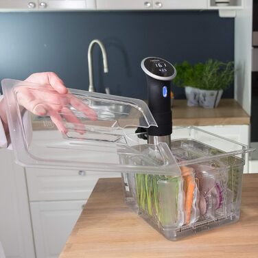 Контейнер LIPAVI C10L-AP Lid C10 Sous-Vide, виготовлений для сімейства Anova Precision Size - підходить для C10 Anova Precision