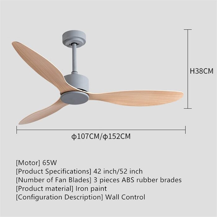 Вентилятори Стельовий вентилятор змінного струму Пульт дистанційного керування Кухонний вентилятор 220 В Настінний вимикач Стельов