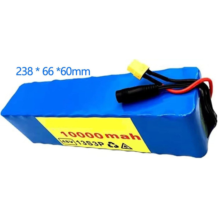 Акумулятор для електровелосипеда 48V 10Ah 13S3P | Літій-іонний акумулятор з BMS + зарядний пристрій 54.6V 2A