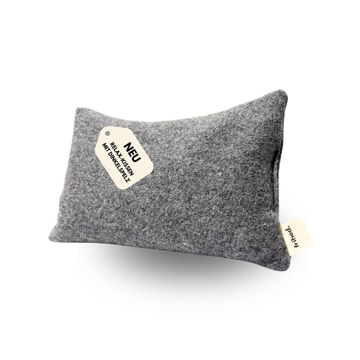 Подушка для здоров&39я frihed з лушпинням спельти - 35x25 см - Подушка для сну - 100 вовняний фетр - Для релаксації та сну - Ручна робота - Аксесуар з ароматом спельти - Ідея подарунка 25x35 см