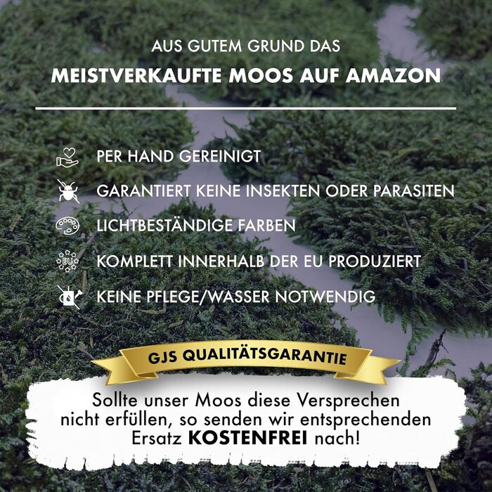 Мохові пластини GJS пластинчастий мох 100г/200г/500г справжні збережені, міцні килимки з моху для крафта, декоративний мох/плоский мох (пластинчатий мох, 100)