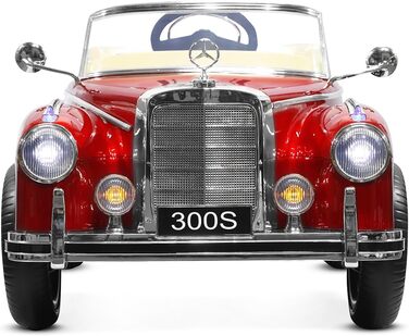 Дитячий автомобіль дитячий електромобіль класичний автомобіль 2х35Вт двигун MP3 (червоний металік), 300S