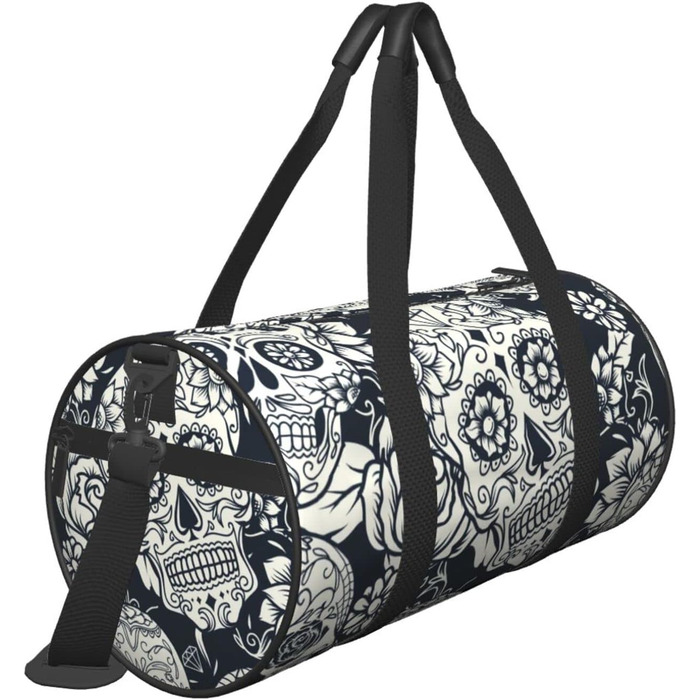 Спортивна дорожня сумка з дизайном черепа, унісекс, велика сумка для подорожей та спорту